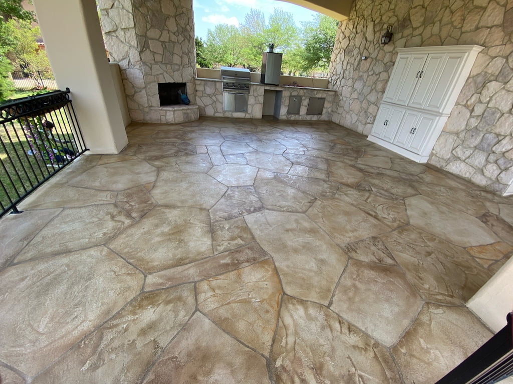 stamped-concrete