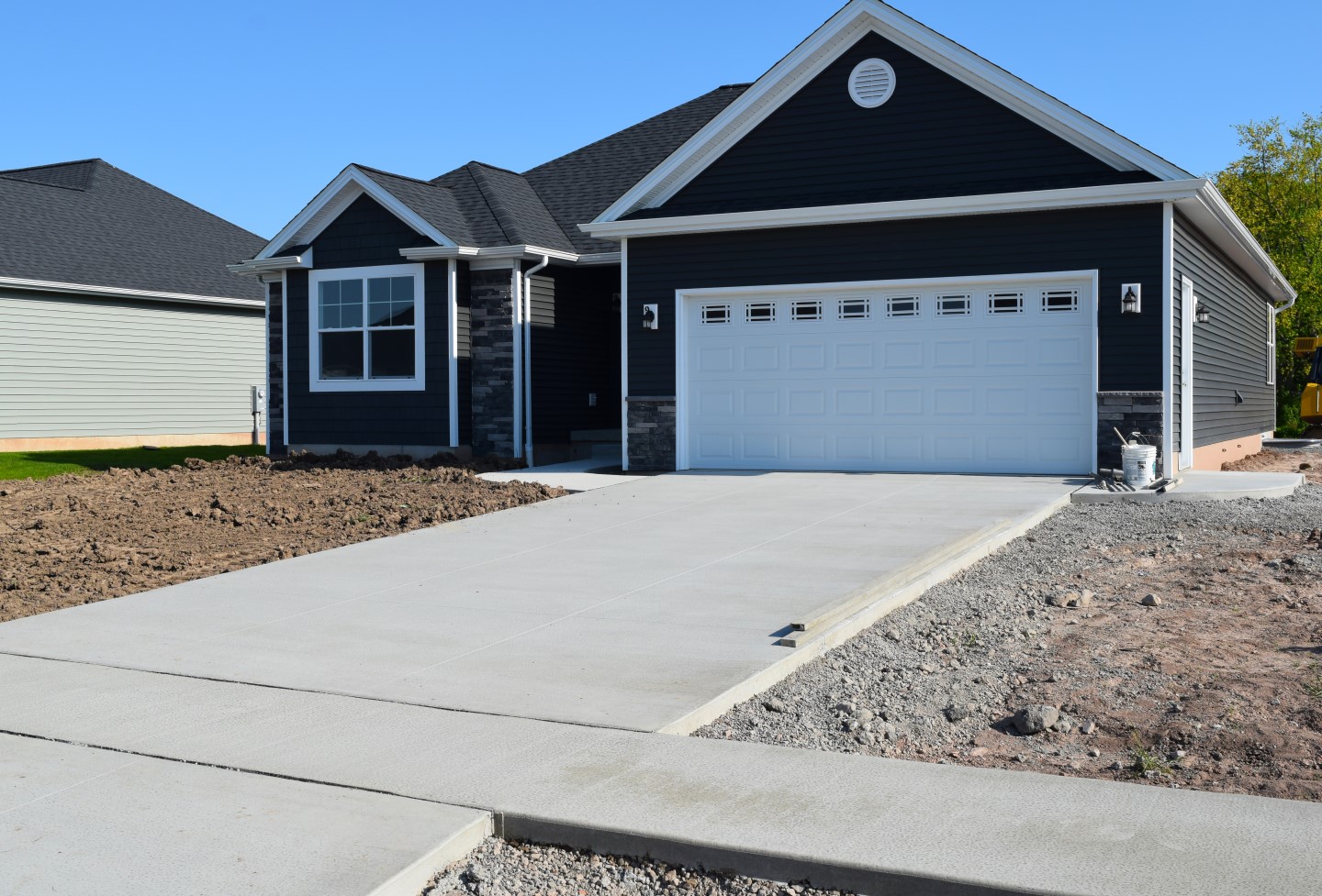 concrete driveway